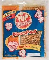 3 pack 4oz NAKS PAK Popcorn Portion Pack with Coc
