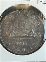 Canada 1936 Silver Dollar