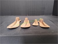 (4) Vintage Cast Iron Adult & Children Shoe Form