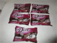 5 Bags Dove Chocolates