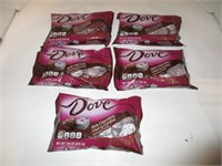 5 Bags Dove Chocolates