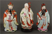 Set of Three Chinese Porcelain Figures,