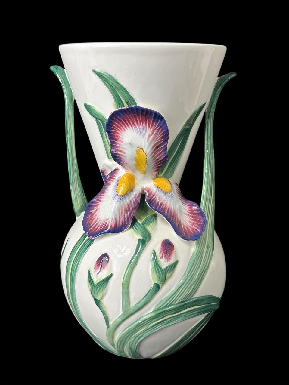 Ceramic Fitz & Floyd Floral Vase