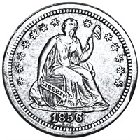1856-O Seated Liberty Half Dime LIGHT CIRC