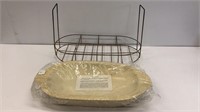 Wire rack and dough tray/bowl.