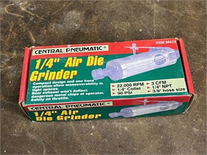 Central Pneumatic 1/4" Air Die Grinder