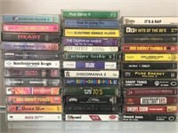 Lot of 37 Pop Cassettes