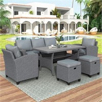 Sectional Sofa and 2 stools