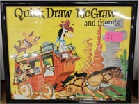 QUICK DRAW MCGRAW AND FRIENDS PRINT