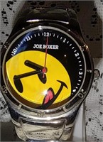 VINTAGE 2002 JOE BOXER SNEAK A PEEK MENS WATCH