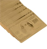 ( New ) Poker Cards, Luxury Waterproof Gold Foil