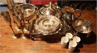 Lot of Assorted Silver Plated Items