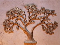 Brass Tree Wall Hanging