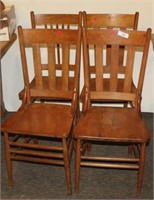 Wooden Side Chairs (Lot of 4)