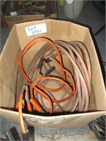extension cord and jumper cables