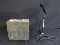 LEADER MICROPHONE, APEX TRIPOD & EUMIG PROJECTOR