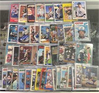 (44) Autographed Baseball Cards