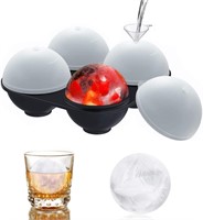 Scnkt Ice Cube Trays, Silicone Sphere Whiskey Ice