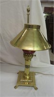 ORIENT EXPRESS BRASS DESK LAMP 20"T