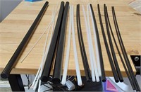 20PCS 20" Plastic Crafting Rods Various Diameters