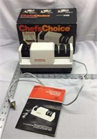 D1) USED CHEFS CHOICE KNIFE SHARPENER, WORKS