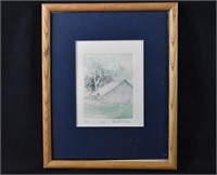 Martin Tobias Ltd Ed 6/250 Colored Etching OAK