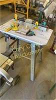 Wolfcraft Router Table and Router with Extra Bits