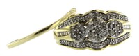 14kt Gold 1.00 ct 2 pc Diamond Bridal Set