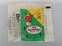 1961 Fleer 2nd Series 5 Cent EMPTY Football Wax