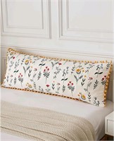 QWINEE Flower Pattern Body Pillowcase