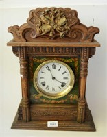 Antique American shelf clock made by Ansonia,