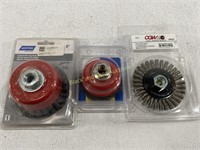 (3) Wire Cup & Wheel Brushes