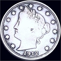 1912-S Liberty Nickel NICELY CIRCULATED