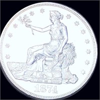 1874-S Silver Trade Dollar UNCIRCULATED