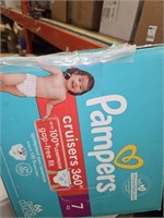 Opened - Diapers Size 7, 66 Count - Pampers Pull