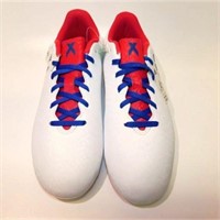 140 ADIDAS RED/WHITE/BLUE CLEATS - WOMEN'S SIZE 7