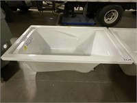 American Standard® Drop In End Drain Tub in White
