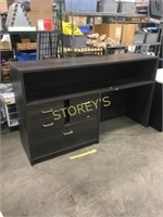 Standing Reception Desk w/ File Drawers