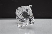 Waterford Crystal Horse Head Paper Weight