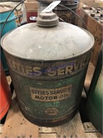 Cities Service 5-gallon can