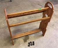 Oak Quilt rack