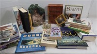 Book Lot-Religious, Bibles, & Lionel Train Catalog