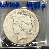 1928 - P Peace Silver $ Coin
