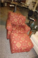 Easy Chair & Ottoman w/ extra cushions