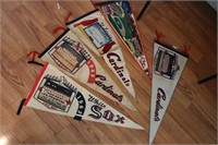 Vintage Felt Picture Pennants