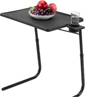 Boidheach Adjustable TV Tray with Cup Holder