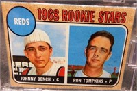 1968 Topps Baseball #247 Johnny Bench Rookie Card