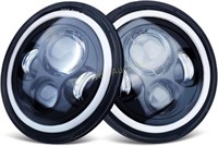 7' Round LED Headlights H6024 Halo