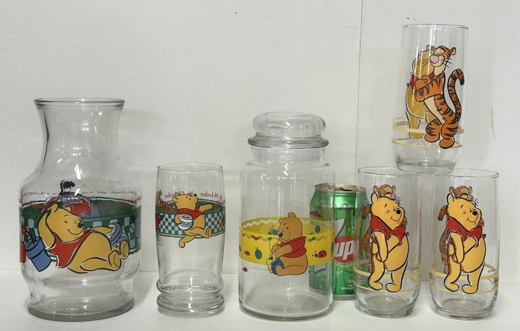 6 pièces vintages Winnie the Pooh, Disney Anchor