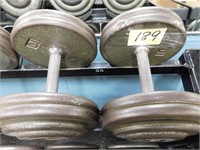 55 lb. Ivanko Dumbbell Set